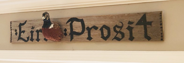 Ein Prosit Wood Sign