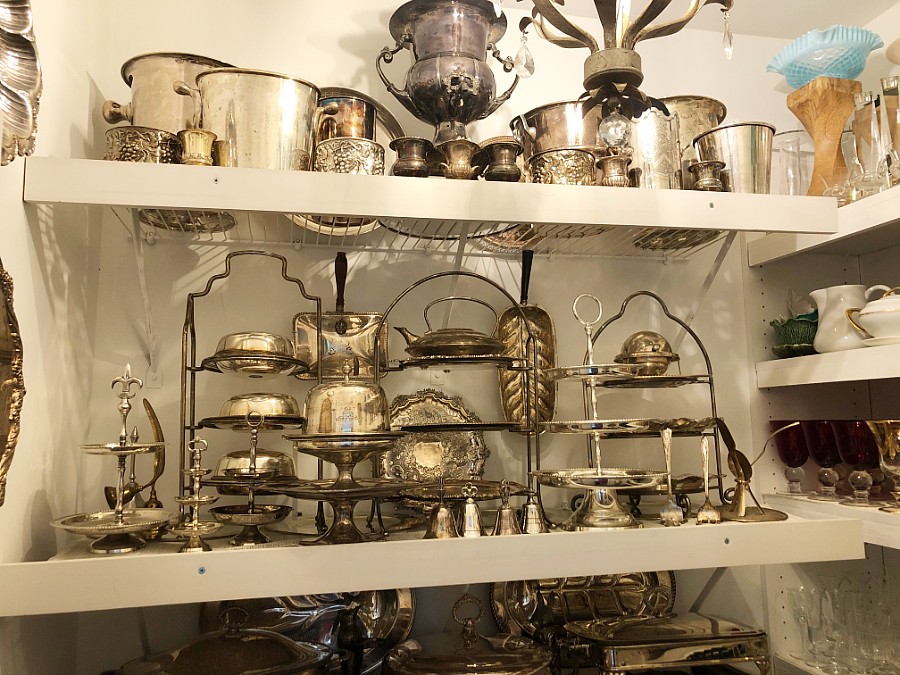 Organized Silver Closet